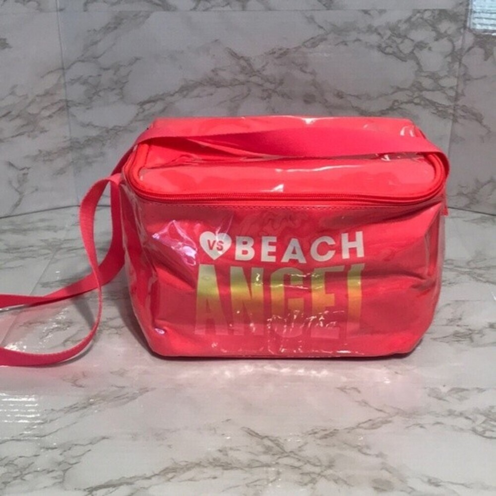 Victoria Secret PINK plastic lightweight beach angel lunchbox or thermal cooler